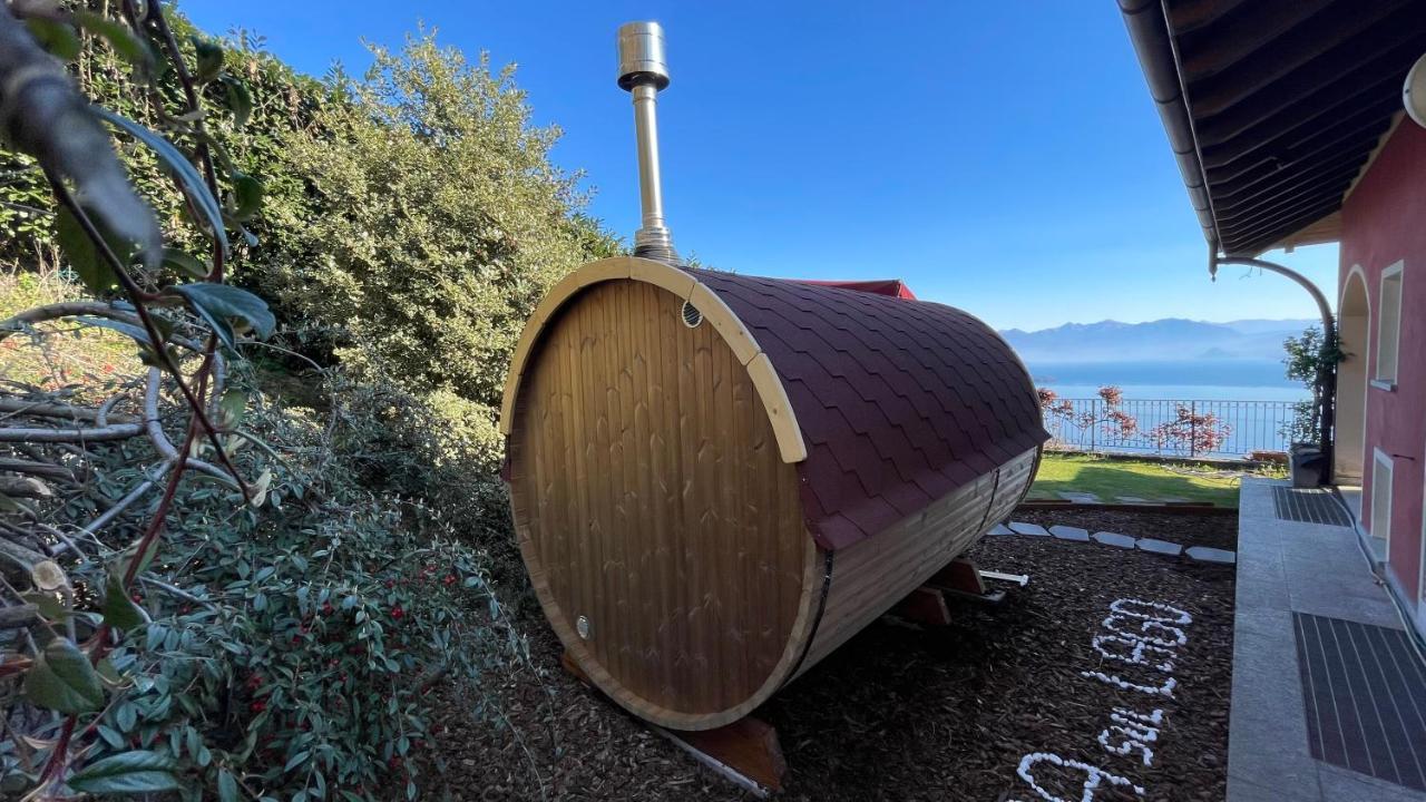 Alba sul lago Stresa Esterno foto