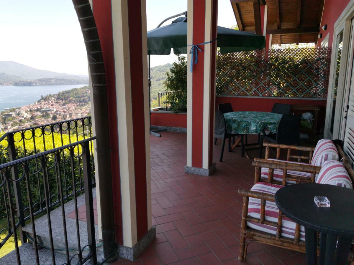 Alba sul lago Stresa Esterno foto